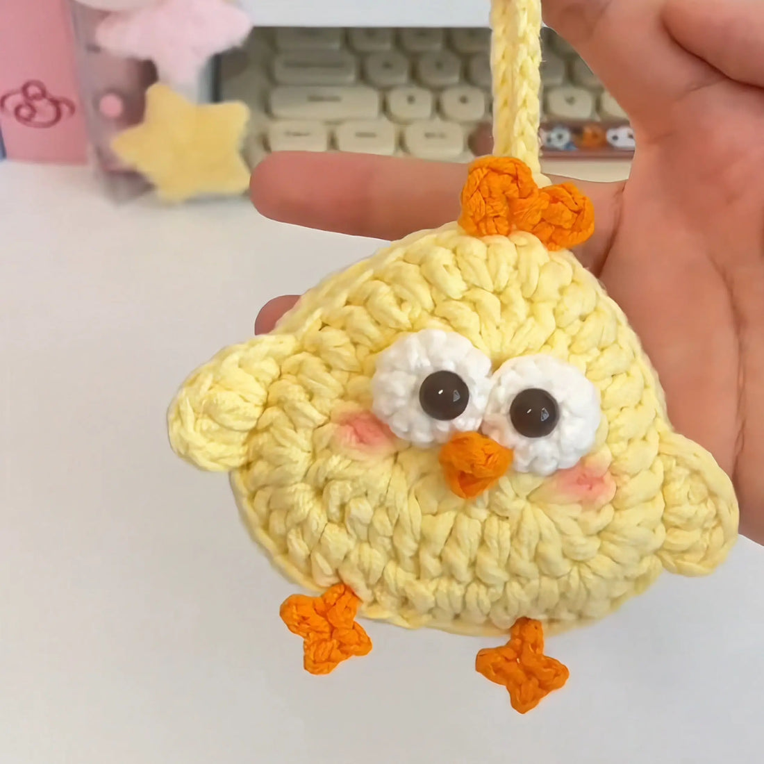 DIY Crochet Chick Earbud Case Tutorial for Beginners