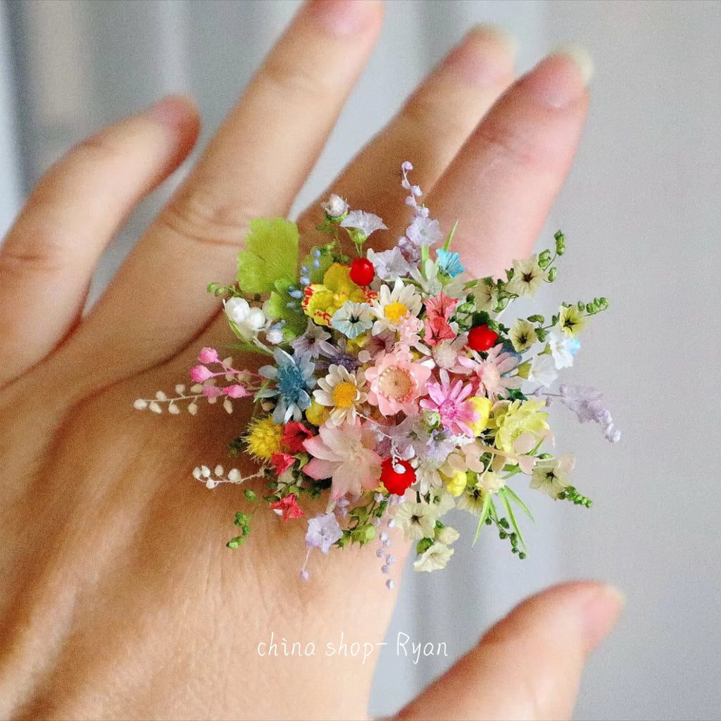 A Flower Ring That Never Fades — Just Like Your Love