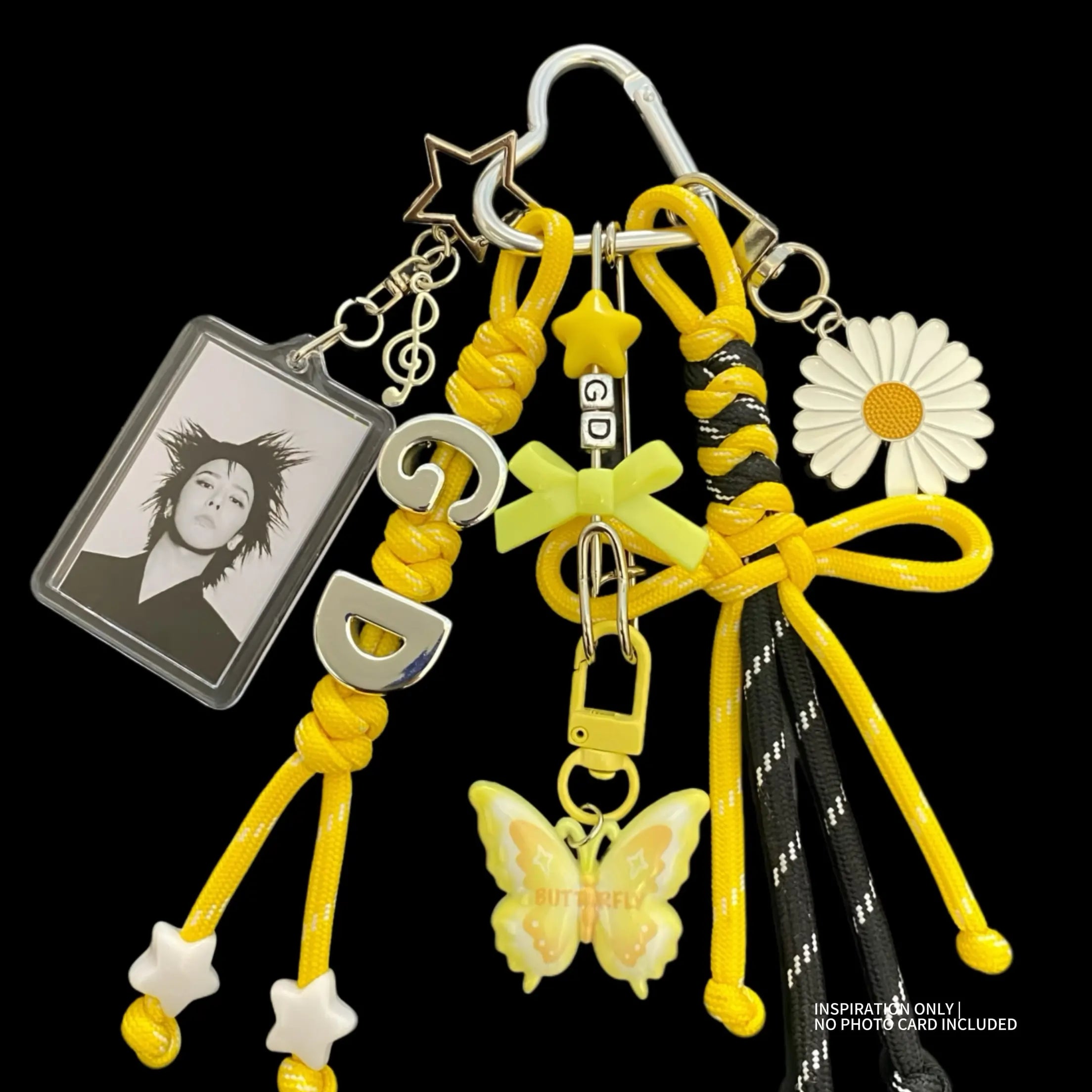 Handmade Personalized Name Keychain – Custom Letter Charm