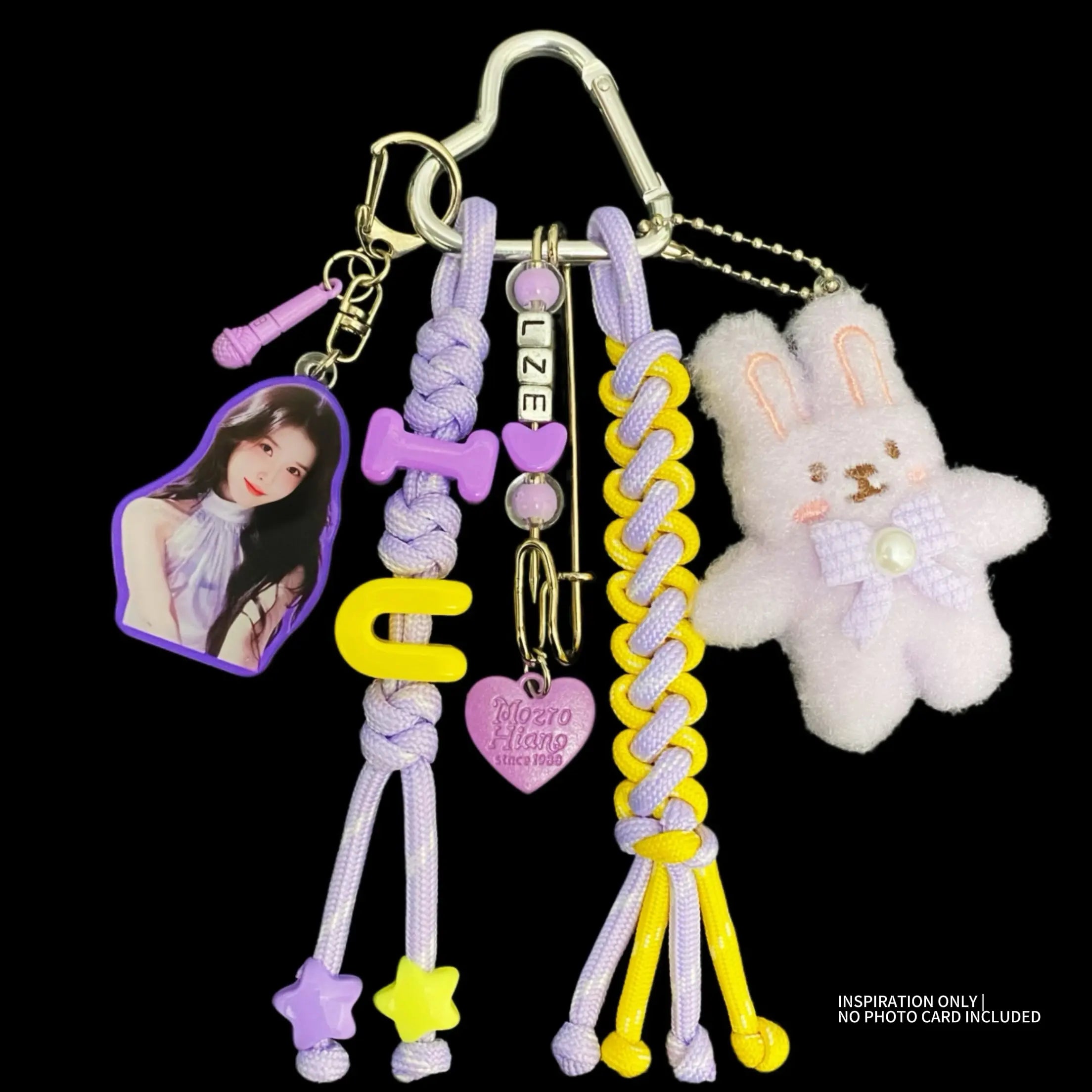 Handmade Personalized Name Keychain – Custom Letter Charm