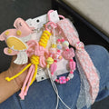 Handmade Colorful Bag Charm & Keychain – Cute Backpack Accessory, Perfect Gift for Her