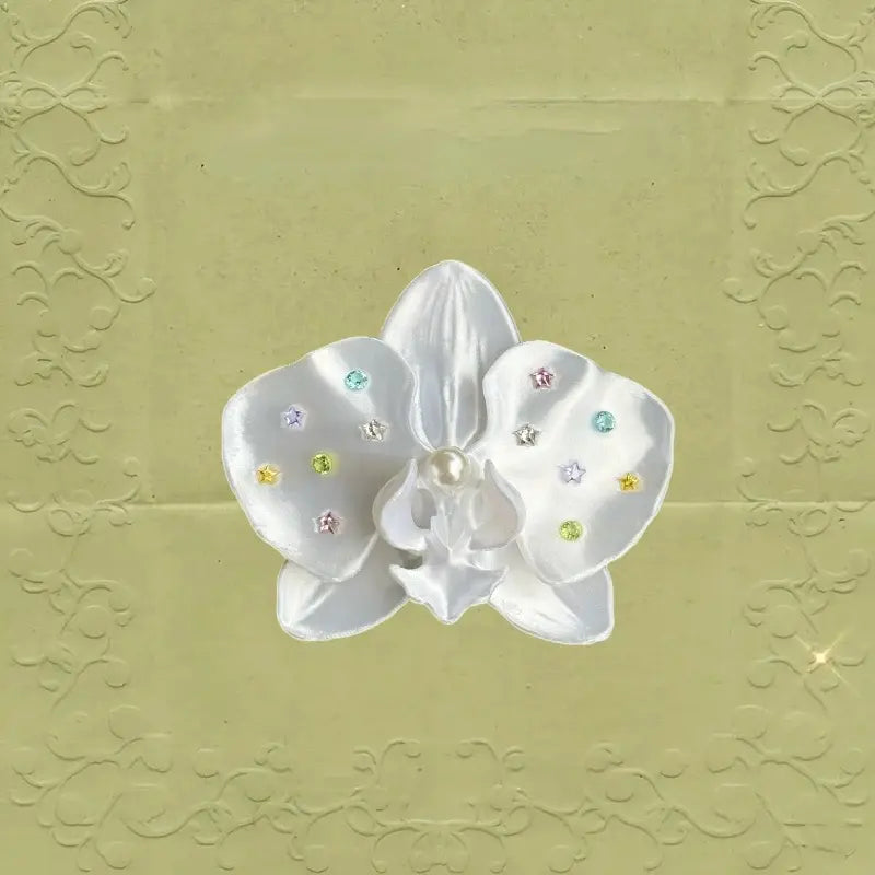3D Lily Flower Buttons | Spring Decorative Shirt Embellishments