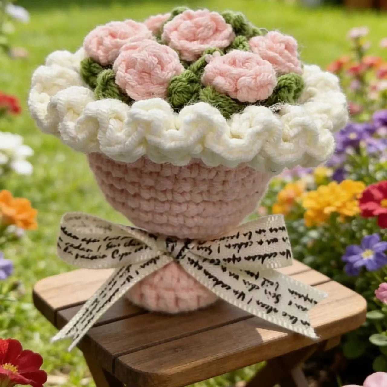 Handmade Crochet Ring Box — Romantic Knitted Surprise Proposal Gift