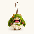 Handmade Whimsical Wooden Animal Figure Keychain – Cute Bag Charm & Ornament