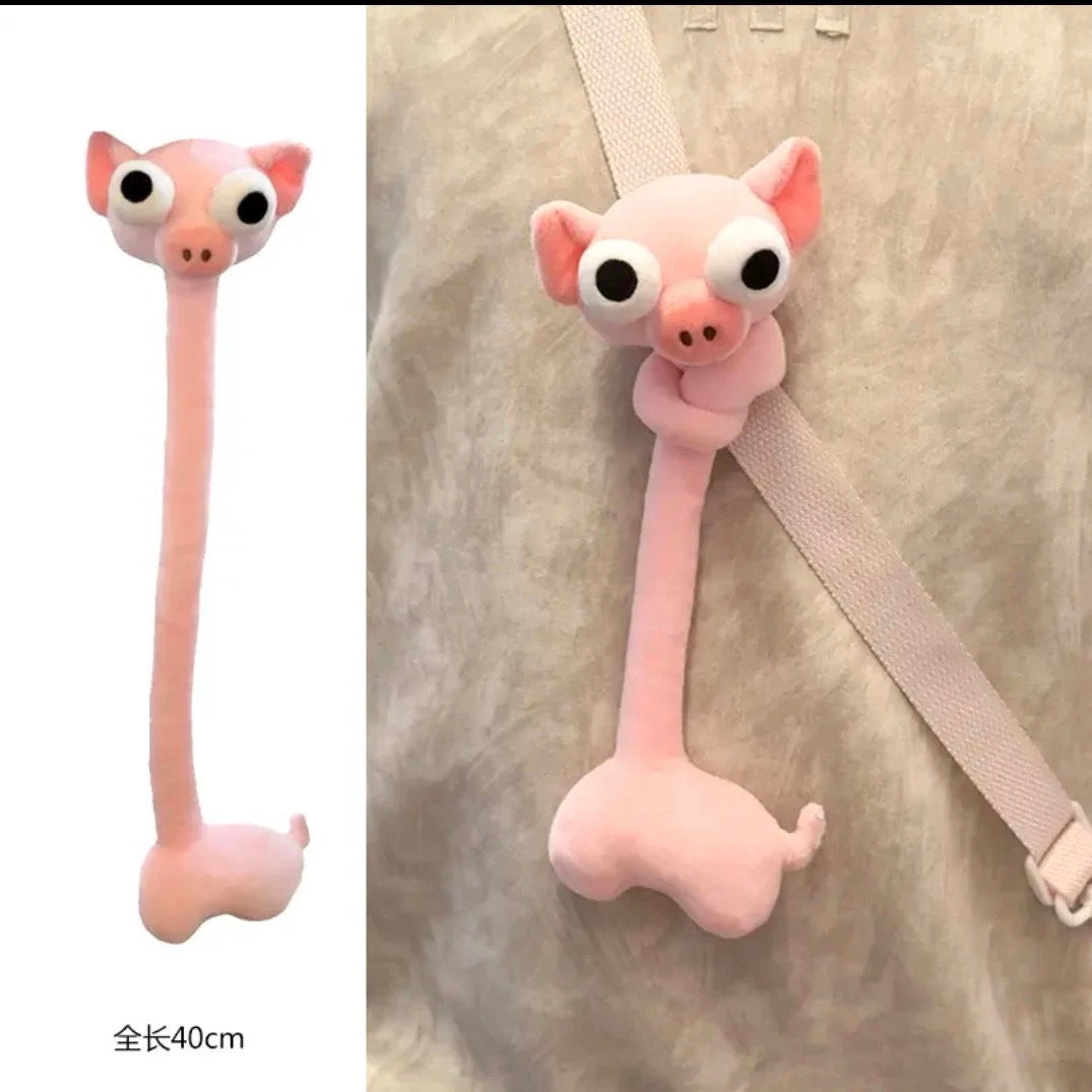Funny Long Neck Cute Evil Bag Charm, Aesthetic Backpack Pendant for Girls & Boys