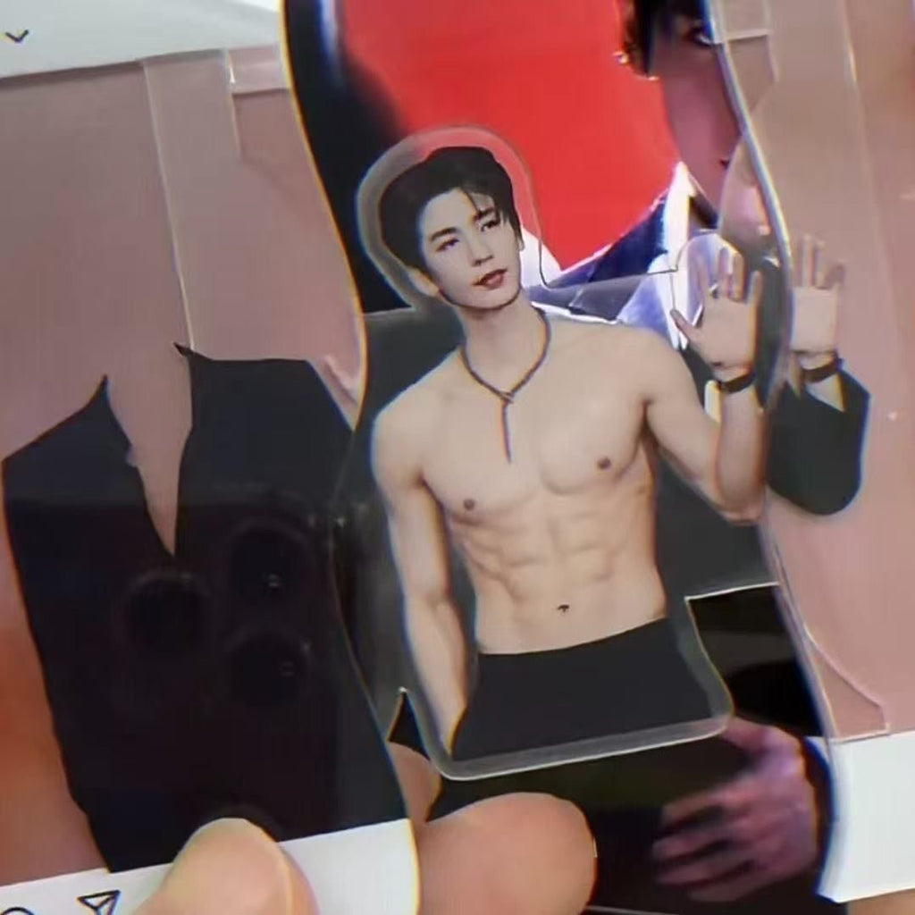 Acrylic Charm, Cute Pull-Out Abs Creative Merch, Custom Portraits & Friends Available