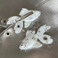 Punk Goldfish Hair Clip | Y2K 3D Printed Fish Barrette, Gothic Aesthetic Hair Accessory, Unique Statement Piece