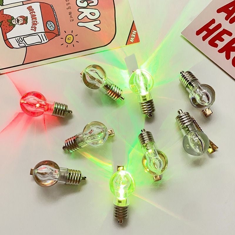 Light Up Hair Clips – Funny Glowing Bulb Hairpins for Parties
