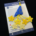 Crochet Star & Moon Bag Charm – Handmade Cute Knitted Keychain