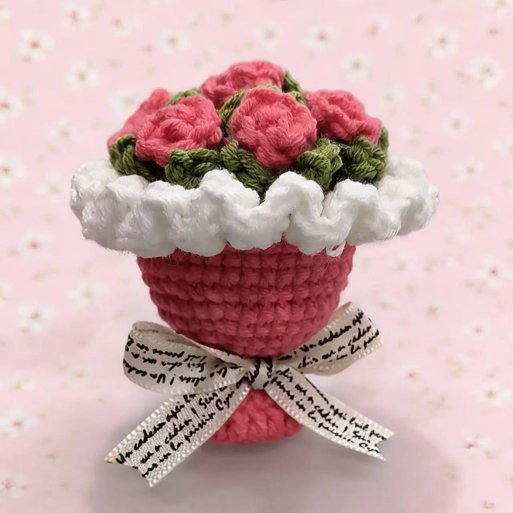 Handmade Crochet Ring Box — Romantic Knitted Surprise Proposal Gift