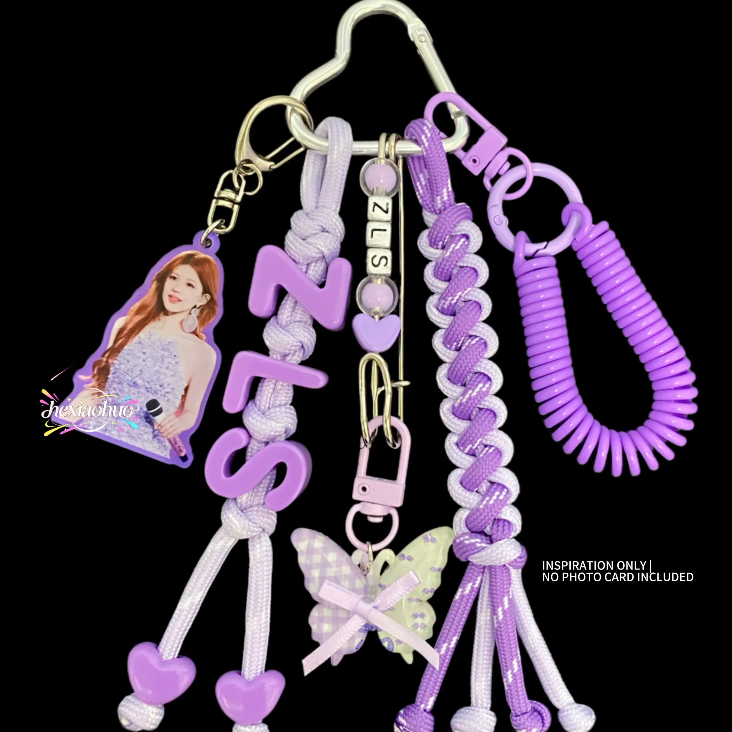 Handmade Personalized Name Keychain – Custom Letter Charm
