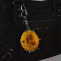 Punk Tart Bag Charm | Y2K Food-Inspired Keychain, Edgy Cute Pastry Pendant, Unique Gift Accessory