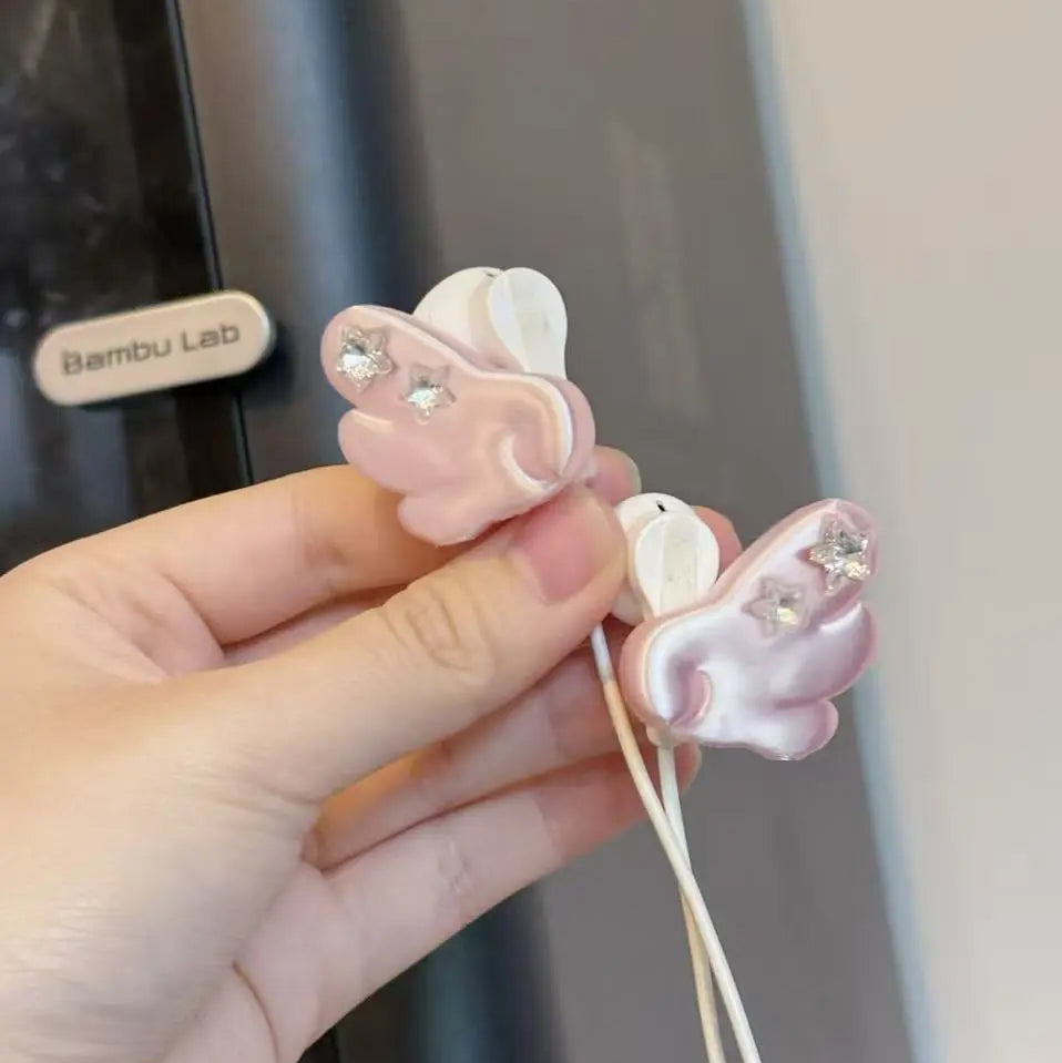 Y2K Angel Wings Earphone Decor 3D Stereo Wings for AirPods | Cute Earbud Accessory