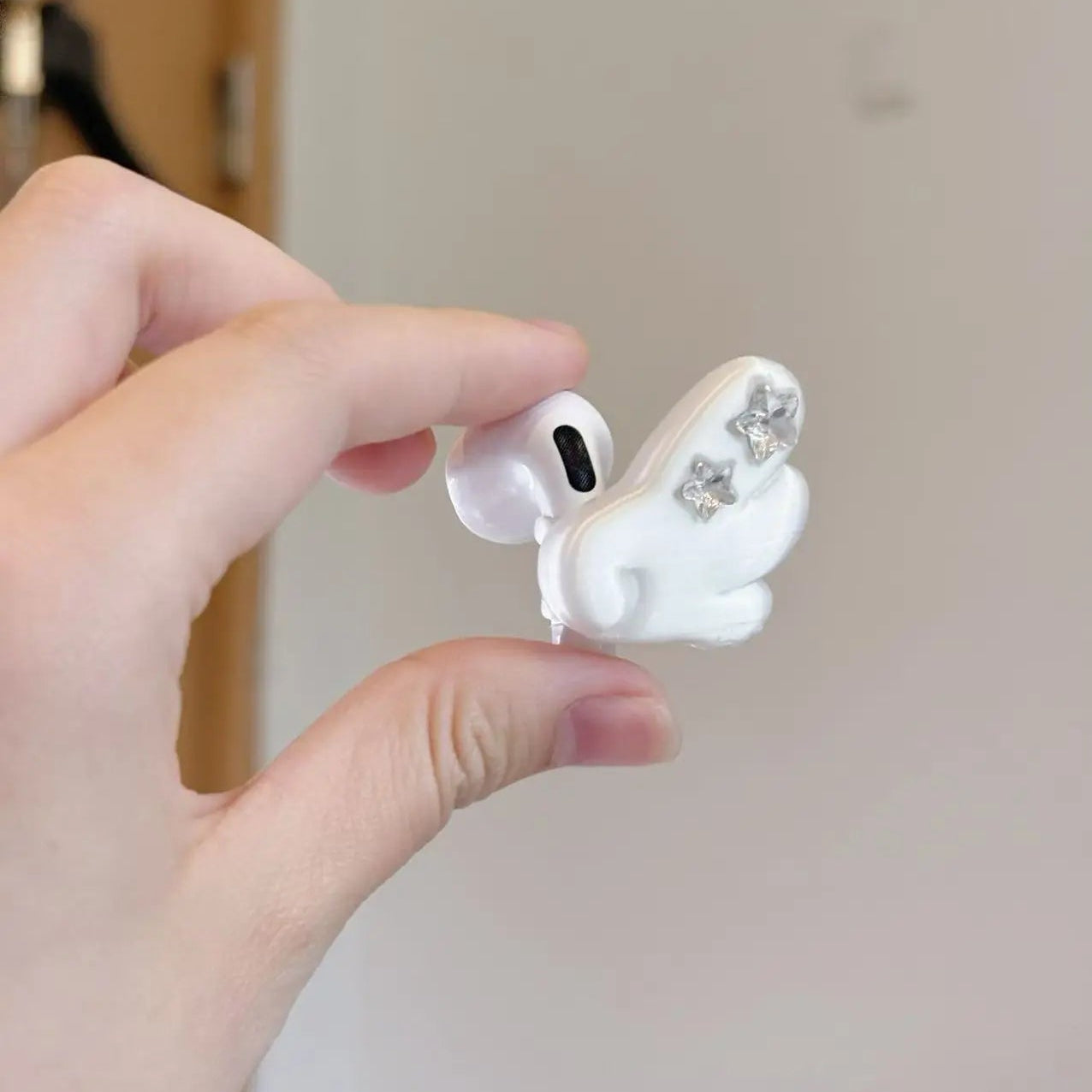 Y2K Angel Wings Earphone Decor 3D Stereo Wings for AirPods | Cute Earbud Accessory