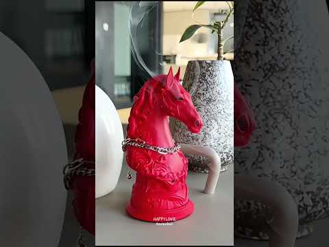 Gothic Horse Head Incense Burner｜Elegant Home Fragrance Decor