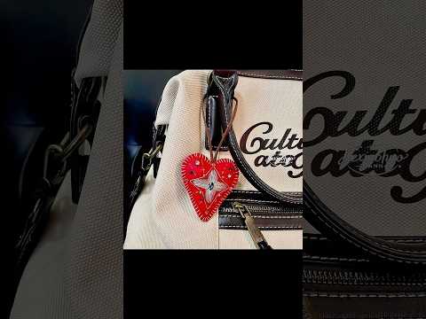 A Little Red Heart, Just for You Handmade charm with a warm, romantic touch