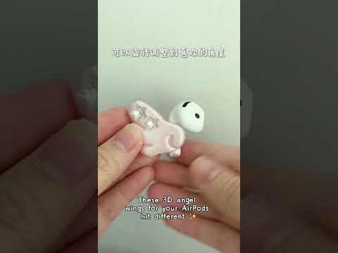 Y2K Angel Wings Earphone Decor 3D Stereo Wings for AirPods | Cute Earbud Accessory